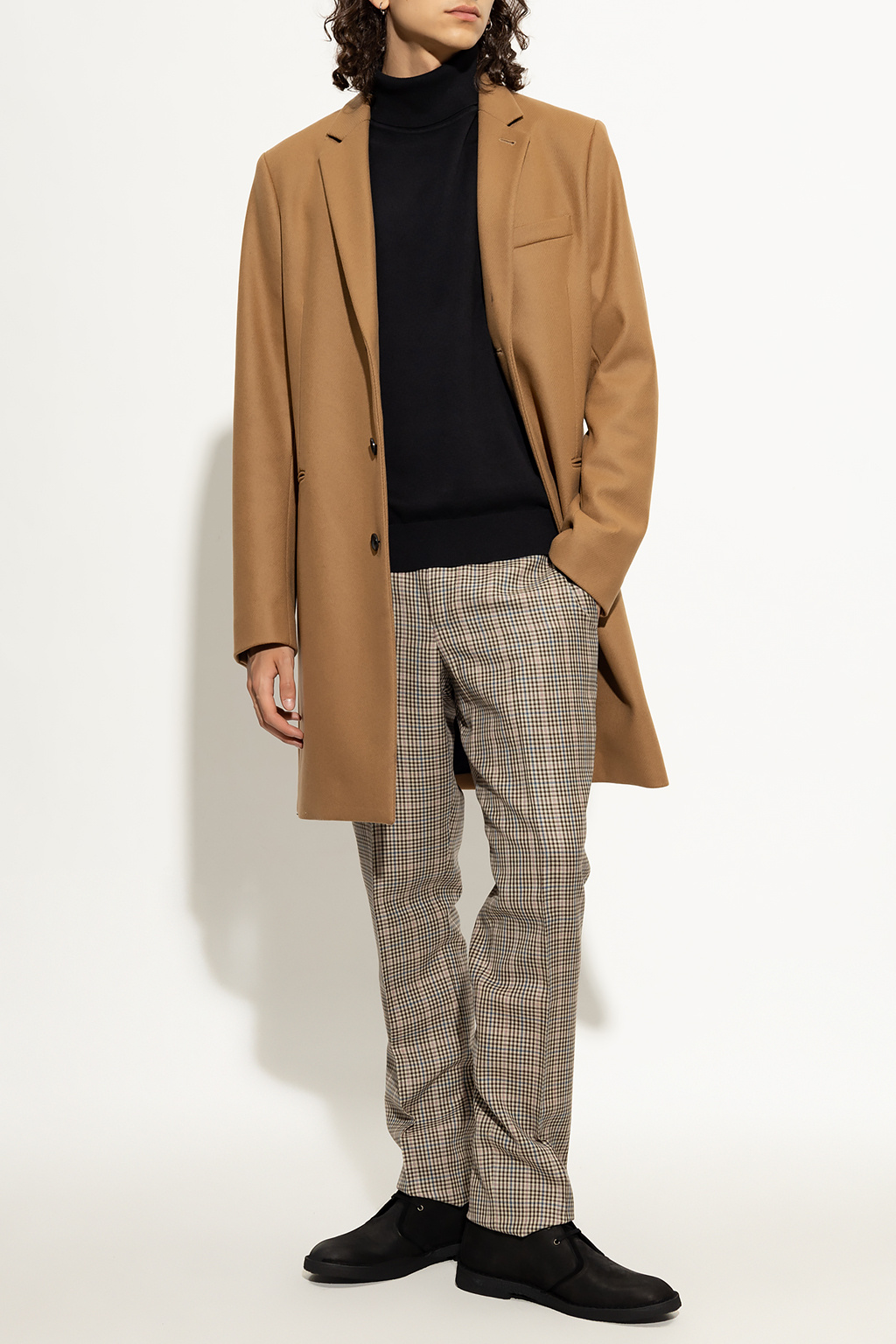 Paul Smith fringe check trousers 2015ss - sinesthesia.com.br